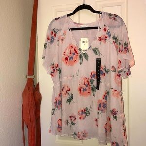Lucky Brand peasant blouse